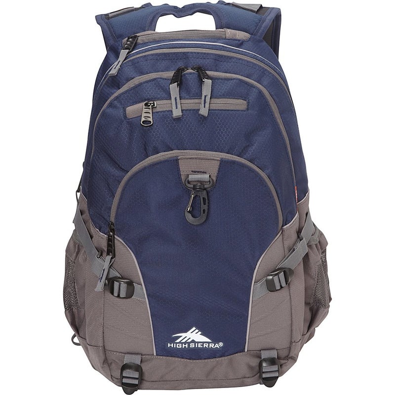 High Sierra Loop Backpack, Travel, or Work Bookbag with tablet sleeve, One Size, Silver Heather - Image 3
